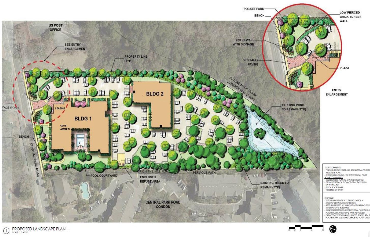 James Island Apartments site plan